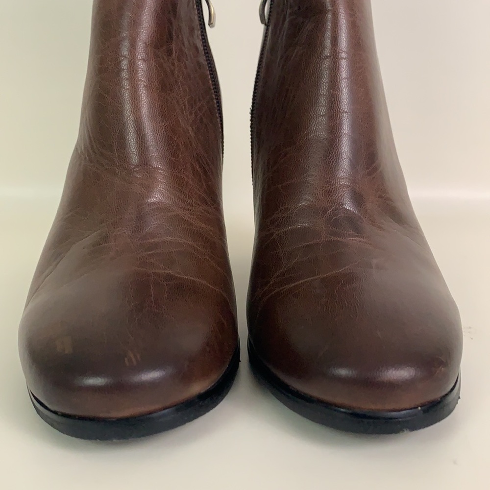 Antelope 656 Stripe Block Heel Brown Boot - image 8